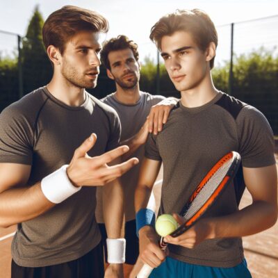 Tipps und Tricks in einer Tennis Anfänger Gruppe