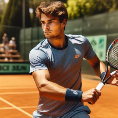 Schlagvorbereitung im Tennis