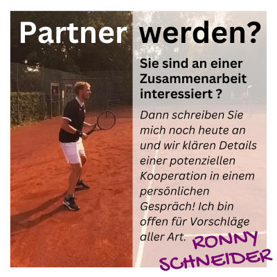 Partner werden - Zusammenarbeit mit Sandplatz Tennis