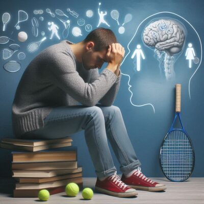 Psychischer Stress und Wettkampfängste im Tennis